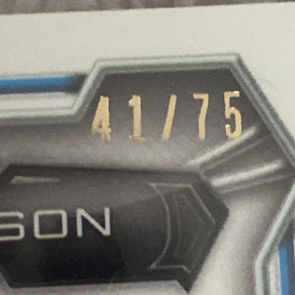 Calvin Johnson Bowman Topps 2015 numbered out of 75 - Picture 3 of 3